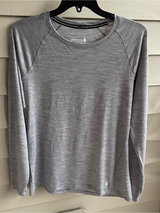 Smartwool Tops - Smartwool Classic All Season Merino Baselayer Crew Shirt Gray Women’s Large